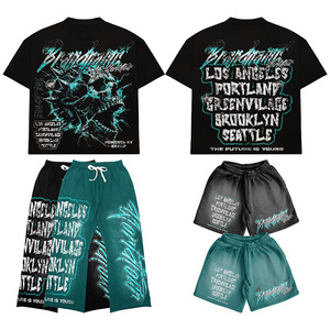 顶级t恤男装Y2K街装定制t恤100% 棉复古印花明星t恤 - Product Image 5