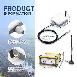 <b>Wireless</b> Home <b>Temperature</b> Monitoring Device Home Alarm Security System 1200m 2 Sets <b>Wireless</b> <b>Temperature</b> <b>Sensor</b> - Product Image 2