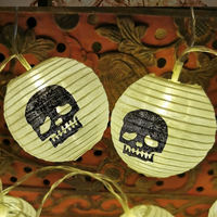 Lanternes LED d'horreur en gros, décorations d'Halloween en forme de crâne, lumières d'ambiance et lumières colorées disponibles