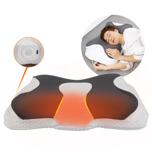 <span class=keywords><strong>Almohada</strong></span> <span class=keywords><strong>Cervical</strong></span> Inteligente con Calor y Vibración | Espuma Viscoelástica Ergonómica para Soporte de Cuello | Apagado Automático para Uso en Hospital/Hogar - Product Image 1