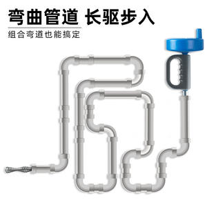 Herramienta Manual para Desatascar Inodoros, Limpiador de Alcantarillado, Desatascador de Drenaje de Piso Doméstico, Agente de Dragado de Tuberías - Product Image 4