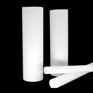 Wholesale Chemical Resistant Waterproof White Solid PTFE Rod Extrude Rod Plastic Stick