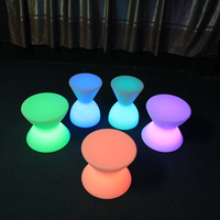 Chaise lumineuse créative en plastique étanche pour boîte de nuit et bar, fabriquée par rotomoulage, produits rotomoulés