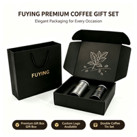 Boîte cadeau avec impression de logo personnalisé pour emballage de capsules de café de luxe