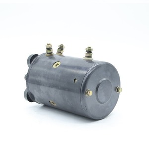 Motor CC Hy61032 de 12V 1.5Kw con imán permanente y montaje de brida para plataforma elevadora y plataforma de trabajo aérea - Product Image 1