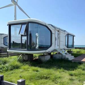 OEM Sleek Lines Space Capsule Hôtel Villa Projet Solution Taille/Aménagement pour Salon École Cuisine Chambre à coucher - Product Image 4