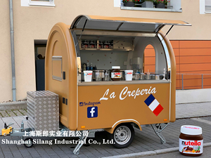 Mini Remolque de Comida de Fibra de Vidrio Personalizable, Remolque de Tienda Móvil para Snacks en <span class=keywords><strong>la</strong></span> Calle - Product Image 6