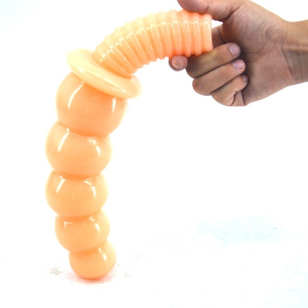 New Style Huge Anus Beads With Handle Juguetes Sexuales Butt Plug With Solid Balls Stimulative Unisex Sex Toy