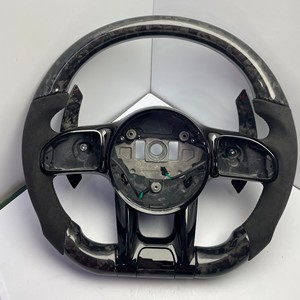 <span class=keywords><strong>Volante</strong></span> Deportivo Mejorado de Fibra de Carbono con Alcántara y Pantalla OLED para Mercedes Benz W221 W222 W211 W212 Cls W218 CLA C117 X117 W205 C43 C63 <span class=keywords><strong>AMG</strong></span> - Product Image 1
