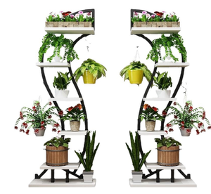 Supporto per Fiori Multistrato <span class=keywords><strong>in</strong></span> <span class=keywords><strong>Ferro</strong></span> <span class=keywords><strong>Battuto</strong></span> Creativo, Porta Piante <span class=keywords><strong>da</strong></span> Interno, Supporto per Vasi <span class=keywords><strong>in</strong></span> <span class=keywords><strong>Ferro</strong></span> - Product Image 3