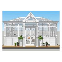 Vente en gros de maisons en verre pour salon de jardin au design moderne Maisons en verre commerciales