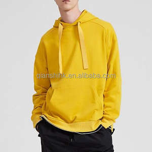 Sweats à capuche unisexes personnalisés de haute qualité 100% coton sweat à capuche en polaire éponge française Essential Heavyweight sweats à capuche surdimensionnés en vrac en gros - Product Image 5