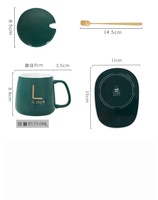 Mug chauffant intelligent en céramique pour lait et café, avec contrôle de température, pour cadeaux et activités en gros