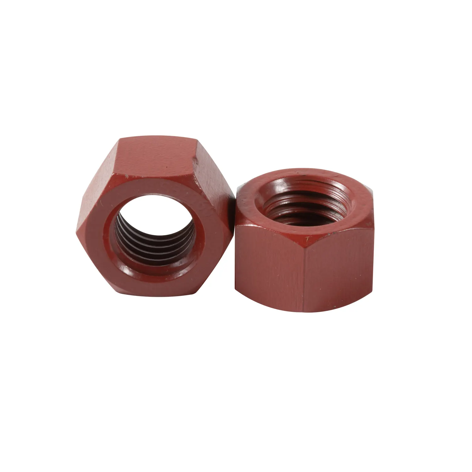 ASME Coating PTFE Lapisan Fluorocarbon A194 Kelas 7M 7L 1/4 "5/16" 3/8 "7/16" Hexagon Hex Nut