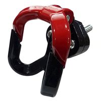 Crochet universel double en alliage d'aluminium pour trottinette électrique, fixation casque modifiée, fabriqué en Chine, vente directe usine
