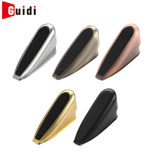Butée <span class=keywords><strong>de</strong></span> <span class=keywords><strong>porte</strong></span> <span class=keywords><strong>coulissante</strong></span> silencieuse en alliage <span class=keywords><strong>de</strong></span> zinc, double face, antidérapante, texturée, en caoutchouc épaissi, réglable en hauteur - Product Image 6
