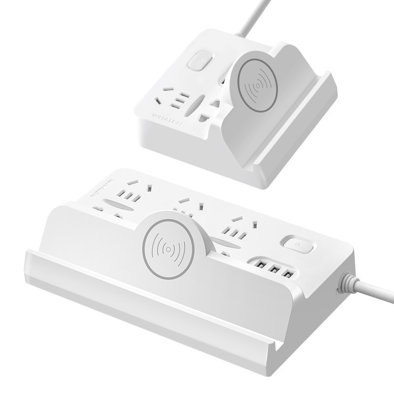 Новинка 2022, умная розетка с беспроводной зарядкой, USB, многофункциональная быстрая зарядка, многофункциональный кронштейн для мобильного телефона