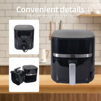Friteuse à air numérique multifonctionnelle 7L, appareil de cuisson professionnel sans huile pour la maison