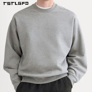 Sudadera con Capucha Personalizada para Hombre, 100% Algodón Orgánico, Gris Clásico, Felpa Acogedora, Talla Grande, con Bordado - Product Image 2