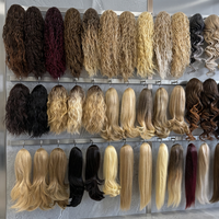 Extensions de cheveux synthétiques Julianna Kanekalon Futura Fiber, postiches bouclées à enrouler avec pince à griffes et cordon de serrage, queue de cheval tressée