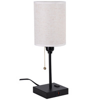 Lampu Meja Mewah Tanpa Kabel dengan Kap Lampu Kain yang Dapat Diisi Ulang, Dekorasi Acara Pernikahan Restoran Bergaya Amerika Hotel Klasik