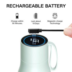Customized Smart Stainless Steel Water Bottle App Vacuum <b>Flasks</b> & Thermoses <b>Drinking</b> Reminder Temperature Display Smart Tumblers - Product Image 4