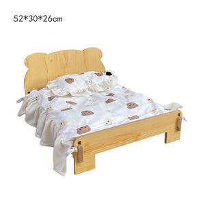 Túnel de madera para gatos, cama, casa, árboles y torres rascadoras, rascador de poste, jaula de sisal, hamaca, caja de arena y accesorios - Product Image 6