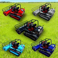Tondeuse à gazon excavatrice télécommandée de qualité industrielle 24V, moteur 192cc, broyeur à fléaux 650W, broyeur forestier pour machines agricoles
