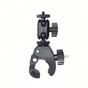 Pince à crabe rouge professionnelle durable avec trou de vis en alliage d'aluminium noir UNC 1/4 et 3/8 pour accessoires de studio photo Magic Arm - Product Image 2