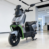 Fengshen 72VE-Moped, cadre en acier à haute teneur en carbone, amortisseur hydraulique, double frein à disque, 3 vitesses, batterie au lithium, pour trajets quotidiens, vente en gros