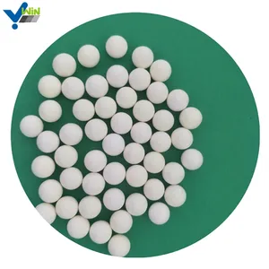 Bolas de cerámica de porcelana industrial Bola en forma de esfera inerte como medio de soporte de catalizador de gas de secado para industrias químicas