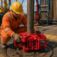 Élévateur à poulies fendu de type API 8C DD pour le levage de colliers de forage, de tubes de revêtement et de tubes de production |   Équipement de forage de puits pétroliers 150T-350T sur mesure