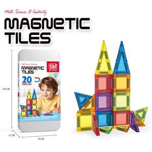 Set di 60 Blocchi Magnetici in Plastica, Tema Animali e Natura, Giocattoli Educativi STEM per Bambini, Gioco Montessori - Product Image 3