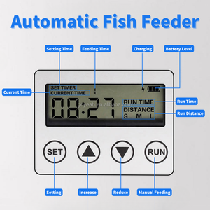 Distributore Automatico di Cibo per Pesci SUNSUN a Energia Solare, Impermeabile, con Timer per Acquario - Product Image 6