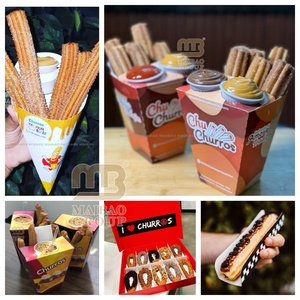 <span class=keywords><strong>Churos</strong></span> Box Holder Churros Fairy Bread Cono de papel Crepes Epackaging Sharwarma Packaging Fried Spain Baked Churros Box - Product Image 3