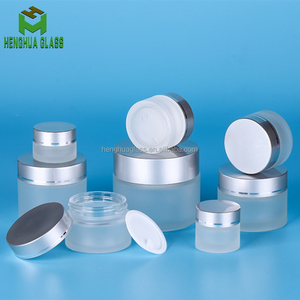 Bán Sỉ Lọ Đóng Gói Mỹ Phẩm Tròn 5G 10G 15G 20G 30G 50G 60G 100G Mờ Lọ Đựng Kem Lọ Thủy Tinh Có Nắp - Product Image 4