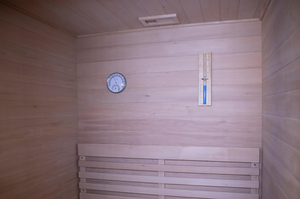 Sauna finlandais en bois <span class=keywords><strong>d</strong></span>'intérieur à <span class=keywords><strong>prix</strong></span> avantageux pour 1 à 2 personnes avec poêle et pierres - Product Image 6