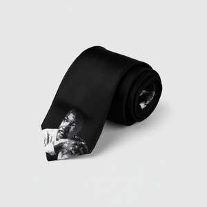 Cravate noire tissée sur mesure Martin Luther King - Product Image 2