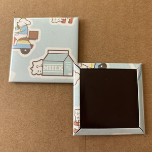 Machine de pressage pour aimants de réfrigérateur carrés robustes de 2,5 x 2,5 pouces pour la personnalisation de photos magnétiques - Product Image 3