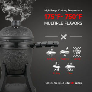 Fabricants 22 pouces de Chine Céramique Kamado BBQ Joe Bono Grill Parrilla De pour Extérieur <span class=keywords><strong>Asador</strong></span> Charcoal Grills Kermaische - Product Image 6