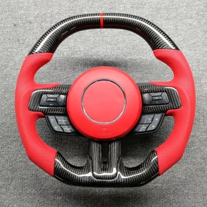 Accesorios Interiores para Automóviles, Volante de Fibra de Carbono para Ford <span class=keywords><strong>Mustang</strong></span> GT <span class=keywords><strong>Shelby</strong></span> <span class=keywords><strong>GT500</strong></span> GT350 2018 2019 <span class=keywords><strong>2020</strong></span> 2021 2022 - Product Image 3