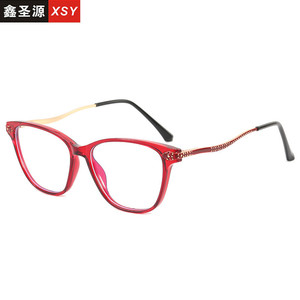 Gafas Cat Eye sin Receta TR90 1907 Anti-Radiación con Bloqueo de Luz Azul, Lentes Transparentes, Unisex, Ópticas - Product Image 3