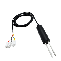 Capteur rond 8-en-1 WIFI GPRS 4G LORA LORAWAN RS485 pour la surveillance en ligne de l'humidité du sol, de la température, de l'EC, du pH, de la salinité et des NPK en agriculture