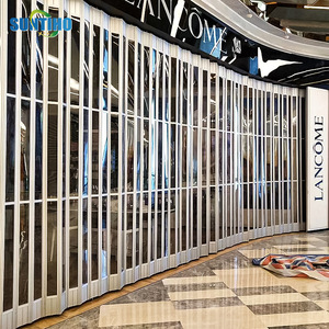 Centre commercial intérieur simple avec moteur cloison <span class=keywords><strong>porte</strong></span> PC cristal <span class=keywords><strong>porte</strong></span> pliante en alliage d'aluminium <span class=keywords><strong>porte</strong></span> <span class=keywords><strong>coulissante</strong></span> latérale - Product Image 2