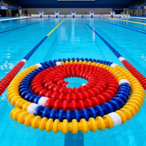 Linea di corsia per piscina da competizione professionale con corde Anti-onde e mulinello facile per il nuoto in <span class=keywords><strong>Lap</strong></span> - Product Image 1