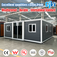 Rumah Kontainer Bongkar Pasang Prefabrikasi Ukuran 40Ft 30Ft 20Ft, Rumah Baja Ringan Prefab, Dapur Portabel, Casa Portable, Promo Harga Spesial