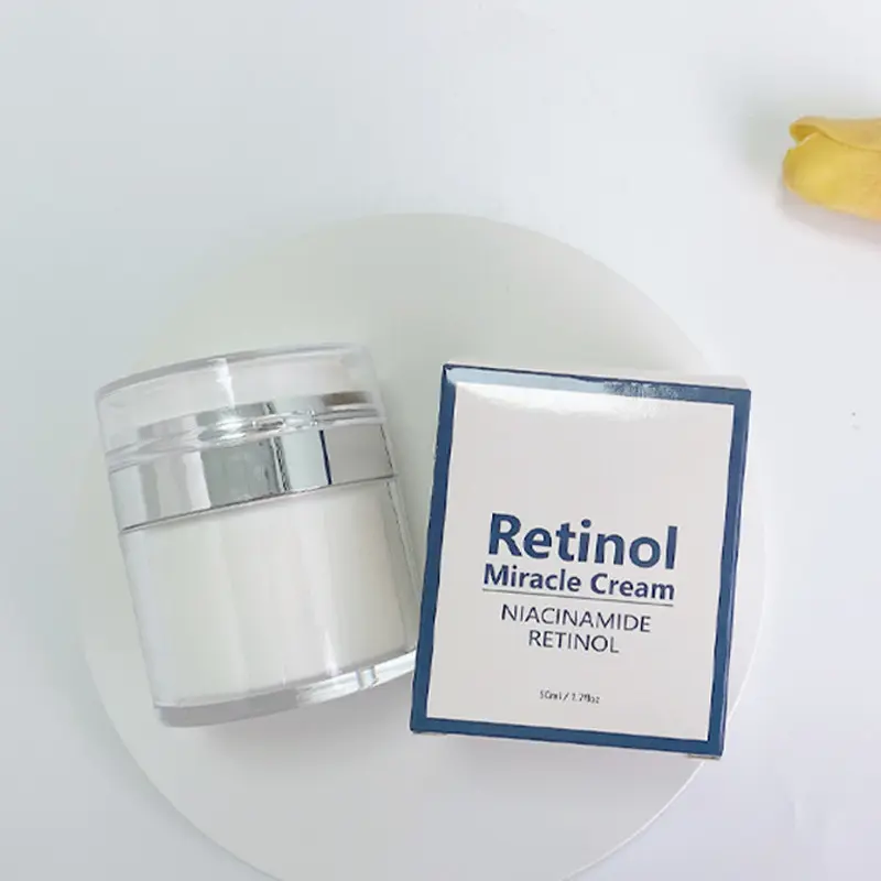 Nhãn hiệu riêng hữu cơ mặt Collagen mặt sửa chữa Kem dưỡng ẩm Retinol chống nhăn mặt kem da