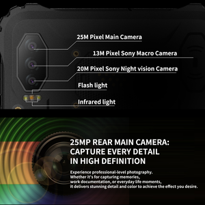 Aozora K8แท็บเล็ตแอนดรอยด์13 Qualcomm OCTA core ใช้งาน8นิ้วแบบมืออาชีพ IP68ผจญภัยกลางแจ้ง - Product Image 5