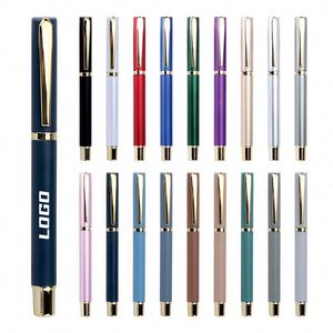 Multicolor Plastic Ballpoint Pen with logo Hot-selling Business Advertising Gel Pens Luxury Signature Pen for Corporate <b>Gifts</b> - Product Image 1