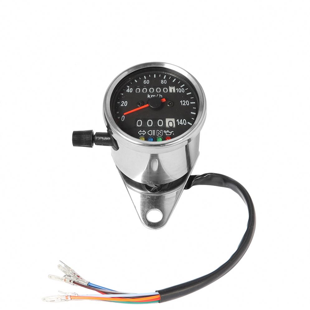 Contachilometri Universale Per Moto Con Doppio Display Digitale, 160 Km/h, 12V, Nero